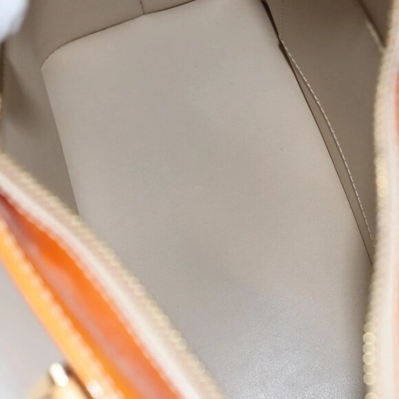 LOUIS VUITTON Monogram Vernis Houston Hand Bag Jaune - Picture 11 of 15